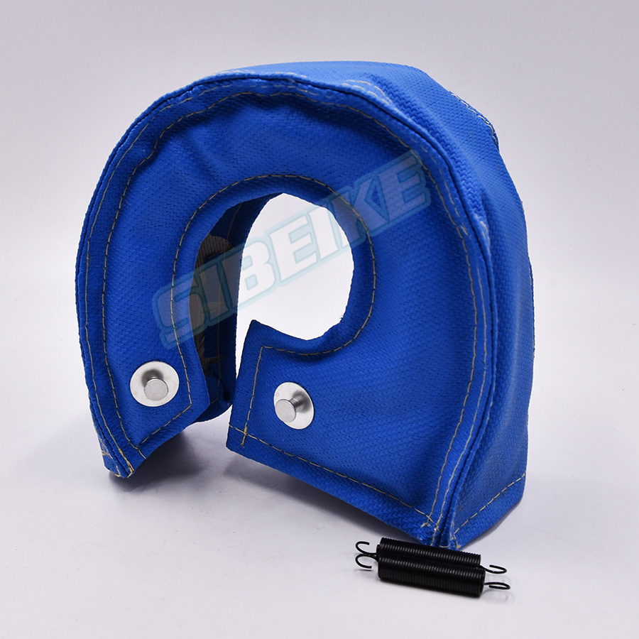 Universal T3 T4 T6 Titanium Car Auto Parts Air Filter Turbocharger Cover Wrap Heat Shield Barrier Blanket 