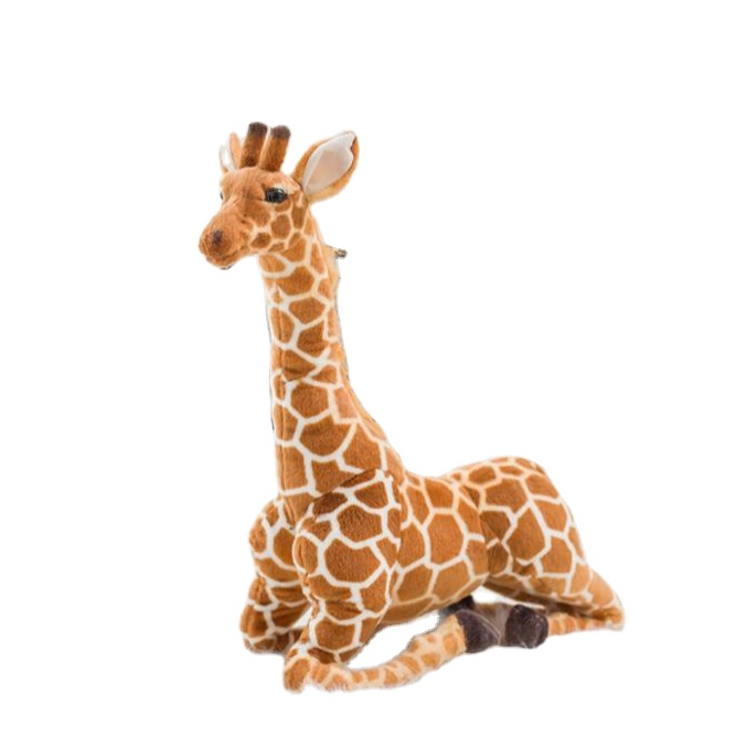 New 80cm 100cm 120cm Simulation Stuffed Animal Giraffe Plush Toy Big Size 