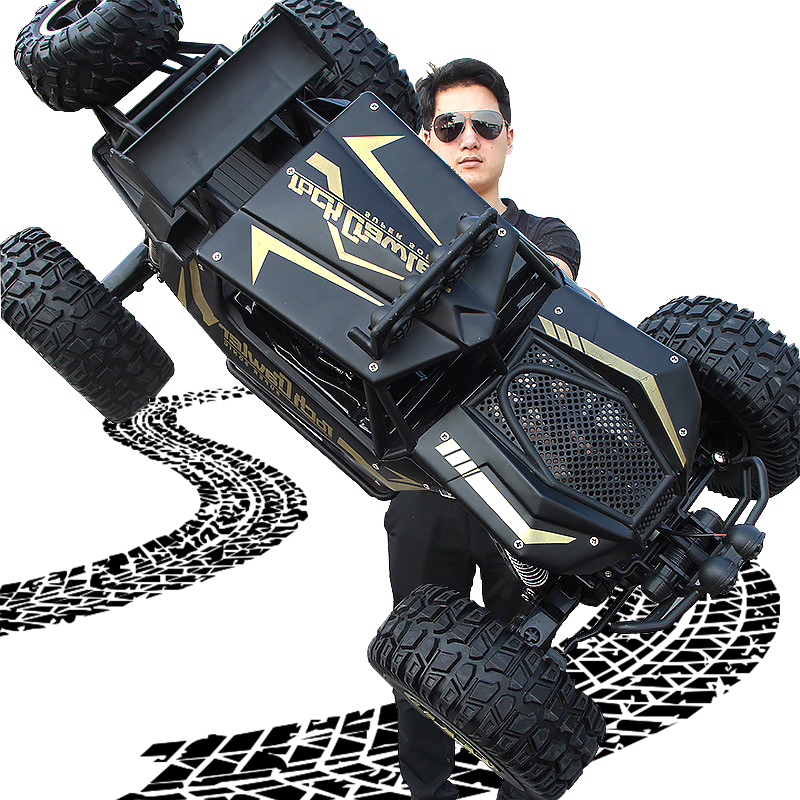2.4g Factory Manufacture Electric Remote Control Car Toy 1:8 Big Rock Crawler Rc Car 4x4 High Speed Metal Truck For Children 