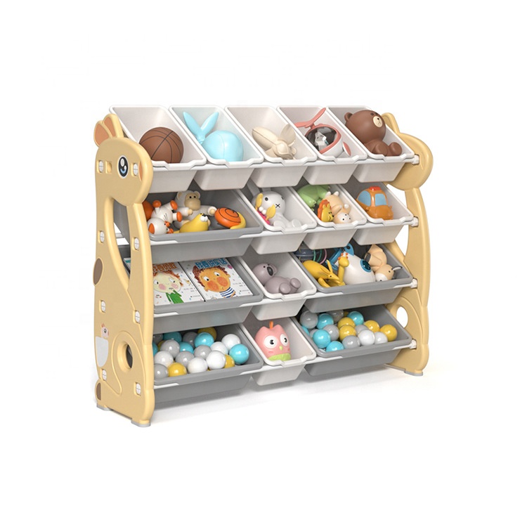 Multi-layer Classification Plastic Kids Toy Storage Box Colorful Home Chest Toy Storage Organizer Shelf Rack Baby Storage Box 