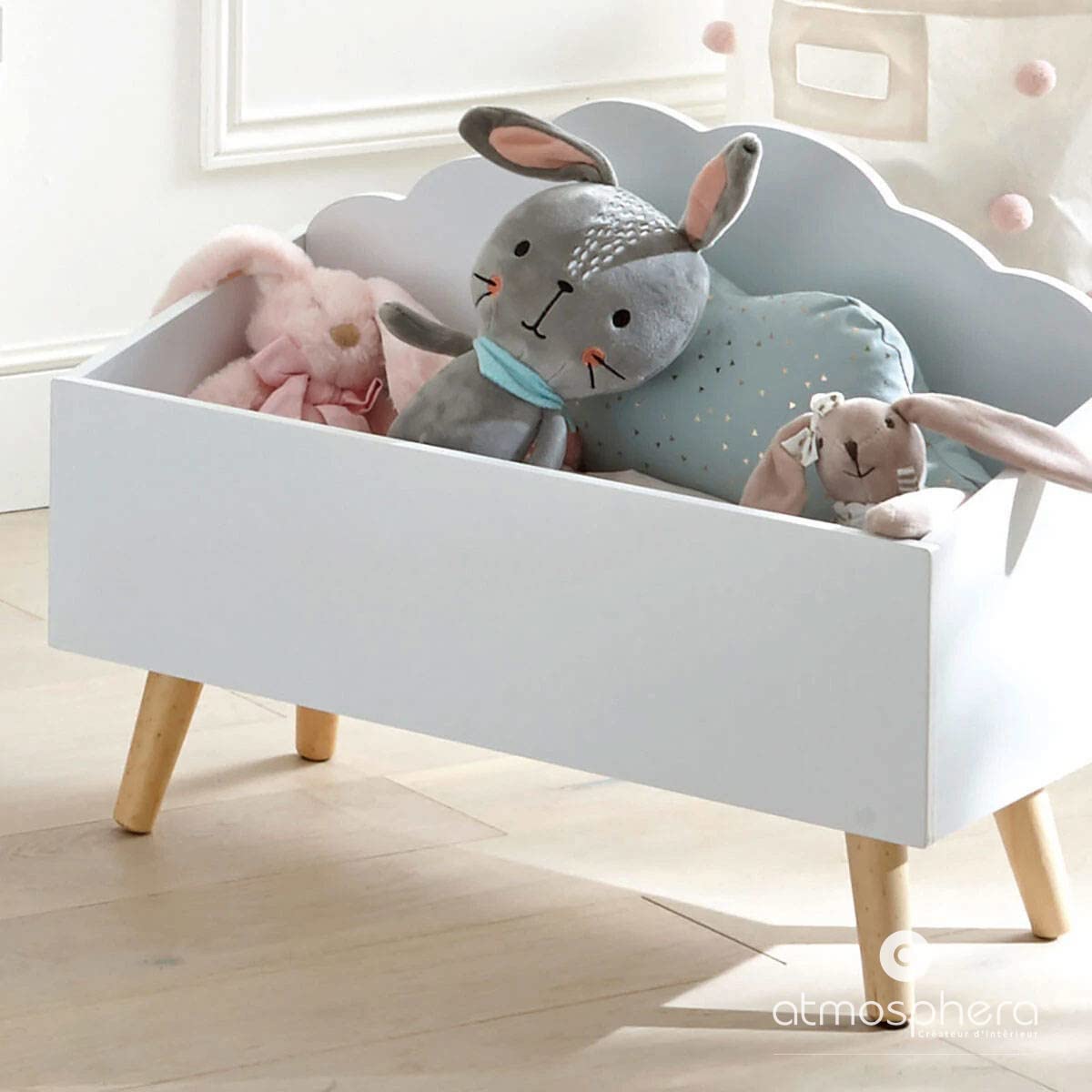 Wooden New Design Organizers Home Children Kids Book Toy Storage Cabinet 