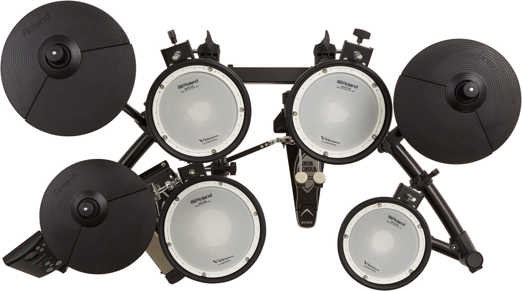 Authorized Seller - PREORDER (Jul/Aug Onwards) Roland TD1DMK Electronic Drum Kit TD-1DMK Compact Drum Set TD1 DMK V-Drum TD1 Roland Drum Mesh Pads with Single Kick Pedal