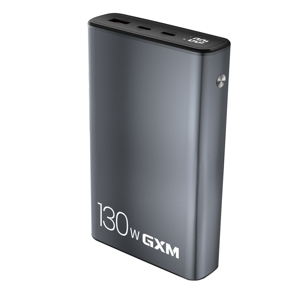 GXM 130W Power Bank 20000mAh PD Fast Charge Type C Charging Light Weight Rapid Charge For Laptop Phone Tablet 120W 100W 65W Portable Charger PowerBank Free 100W Type C Cable