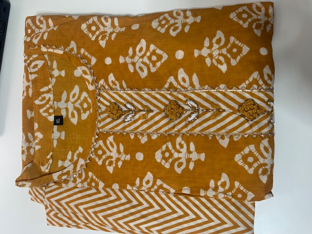 Indian dress for women/pure cotton top with pant(new arrival for deepavali)