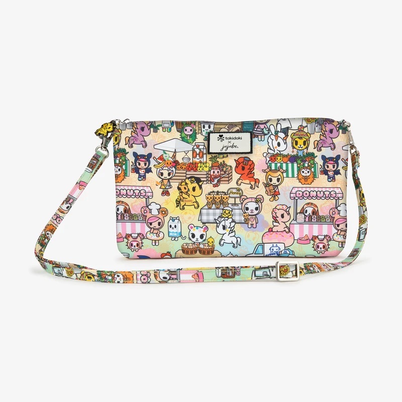 Jujube ∣ Ju-Ju-Be Be Quick Wristlet, Tokidoki Collection ~ Options: Sushi Cars . Camp Toki . Fantasy Paradise . Team Toki . Sea Amo 2.0 . Kawaii Carnival . Toki Market . Toki Retreat . Kawaii Round th