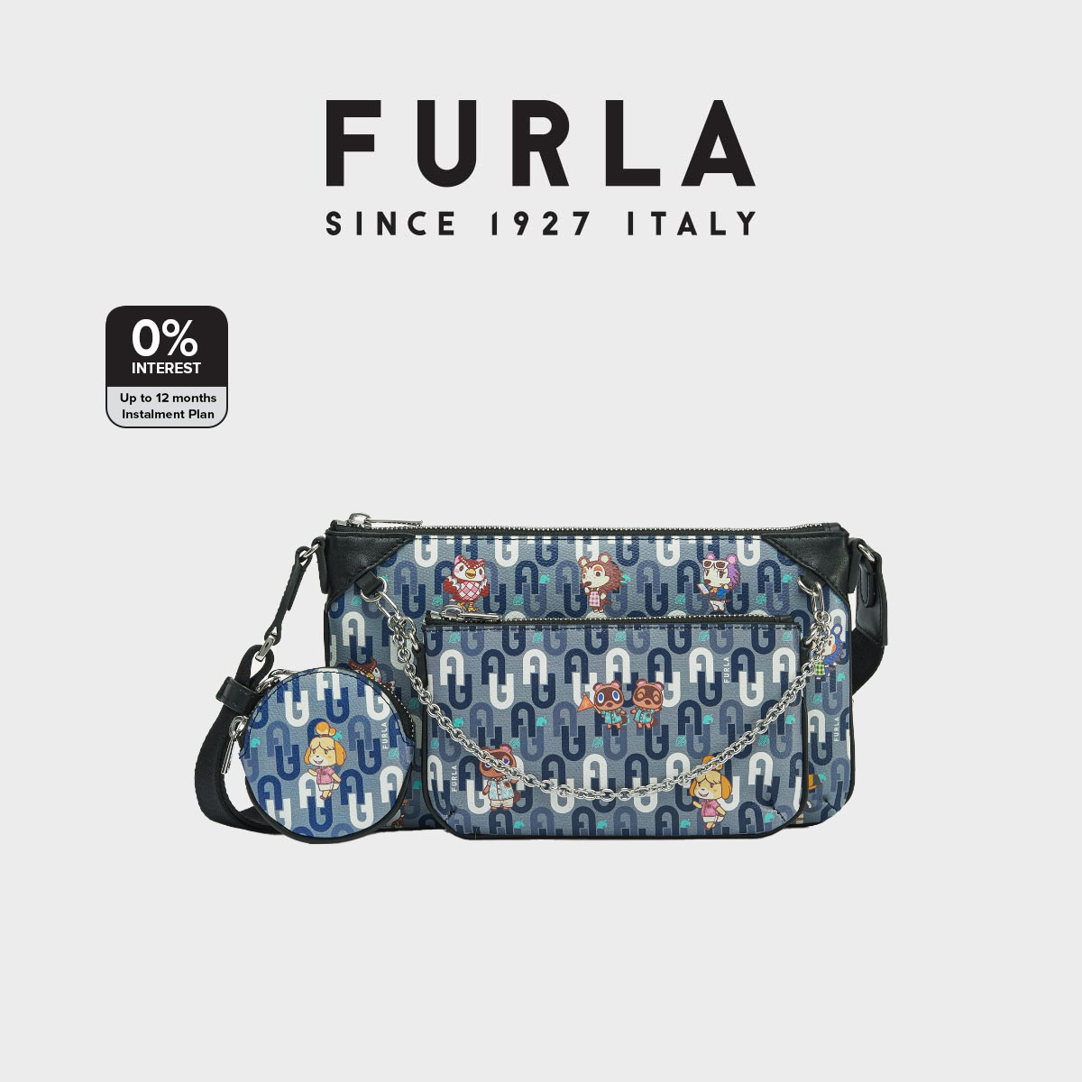 FURLA ANIMAL CROSSING S CROSSBODY